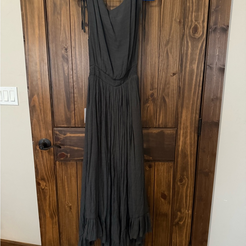 Joyfolie Charcoal Maxi Dress